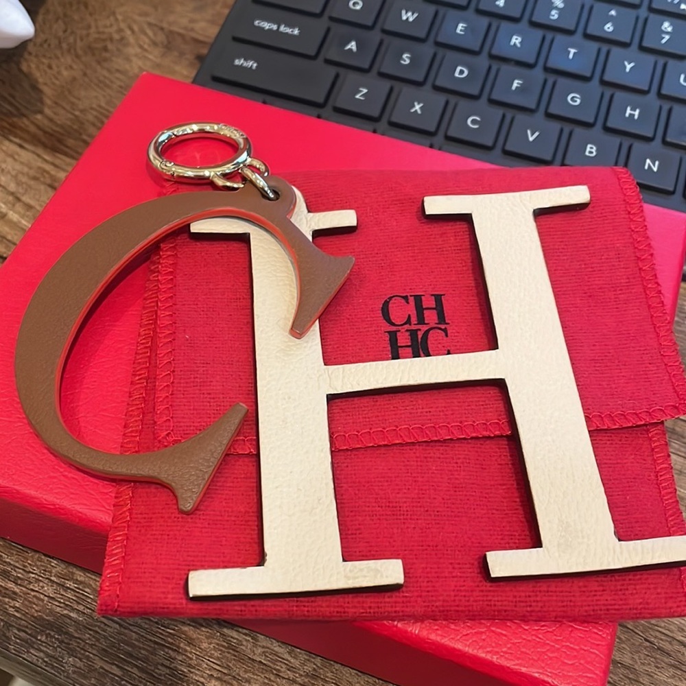 Carolina Herrera CH purse charm